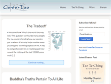 Tablet Screenshot of centertao.org